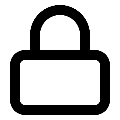 Lock Symbol Free Open-Source SVG Icon (Feather Icons)