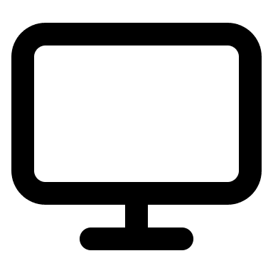 Computer Monitor Display Free Open-Source SVG Icon (Feather Icons)