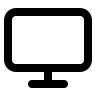 Computer Monitor Display Free Open-Source SVG Icon