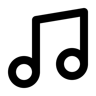 Music Note Symbol Free Open-Source SVG Icon (Feather Icons)