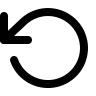 Counterclockwise Rotation (Feather) Free Open-Source SVG Icon