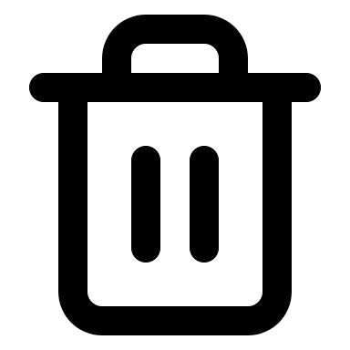 Trash Bin (Feather) Free Open-Source SVG Icon (Feather Icons)