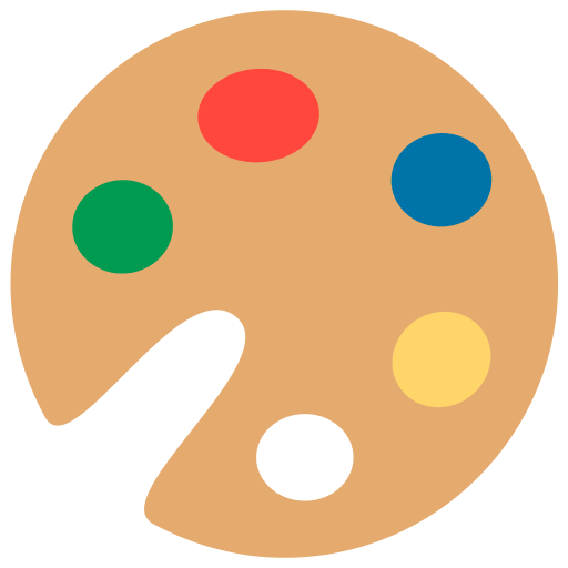 Artist Palette Free Open-Source SVG Icon (Firefox OS Emoji)