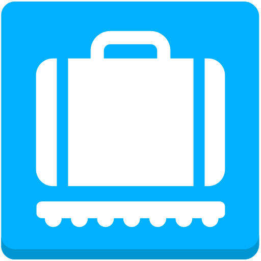 Baggage Claim Area Free Open-Source SVG Icon (Firefox OS Emoji)