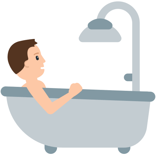 Bathtub Emoji Free Open-Source SVG Icon (Firefox OS Emoji)