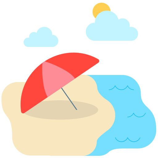 Beach Umbrella Free Open-Source SVG Icon (Firefox OS Emoji)