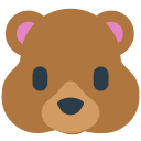 Bear Emoji Free Open-Source SVG Icon