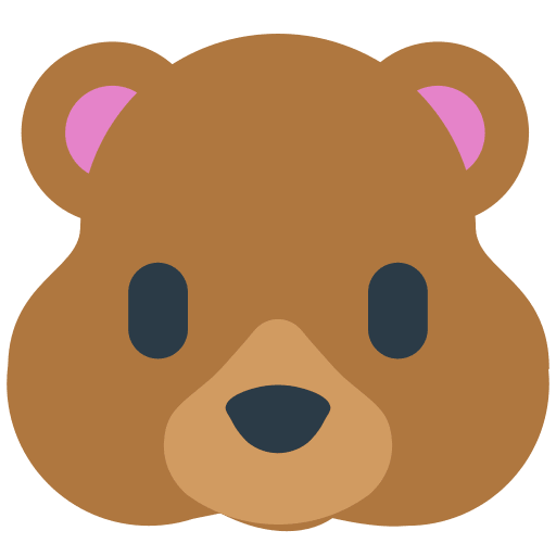 Bear Emoji Free Open-Source SVG Icon (Firefox OS Emoji)