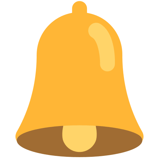 Notification Bell Free Open-Source SVG Icon (Firefox OS Emoji)