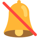 Bell Cancellation Notification Free Open-Source SVG Icon