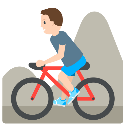 Bicyclist Emoji Free Open-Source SVG Icon (Firefox OS Emoji)