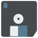 Black Hard Shell Floppy Disk Free Open-Source SVG Icon