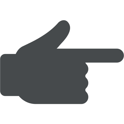 Black Right Pointing Backhand Gesture Free Open-Source SVG Icon (Firefox OS Emoji)