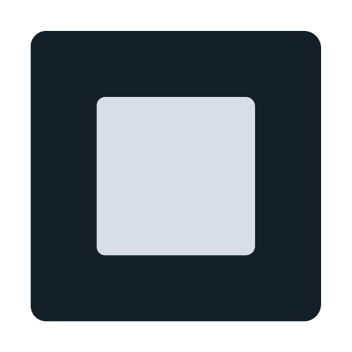 Black Square Button Free Open-Source SVG Icon (Firefox OS Emoji)