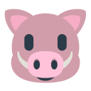 Wild Boar Emoji Free Open-Source SVG Icon