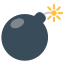 Bomb Emoji Free Open-Source SVG Icon