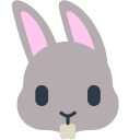 Bunny Emoji Free Open-Source SVG Icon