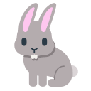 Bunny Side Emoji Free Open-Source SVG Icon