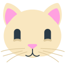 Cat Emoji Free Open-Source SVG Icon