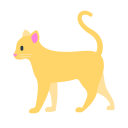 Cat Side Emoji Free Open-Source SVG Icon