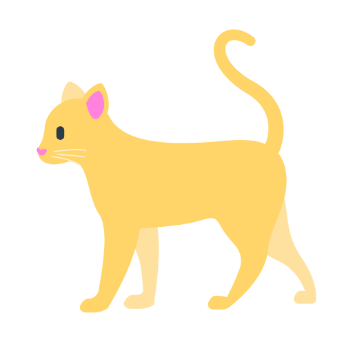 Cat Side Emoji Free Open-Source SVG Icon (Firefox OS Emoji)