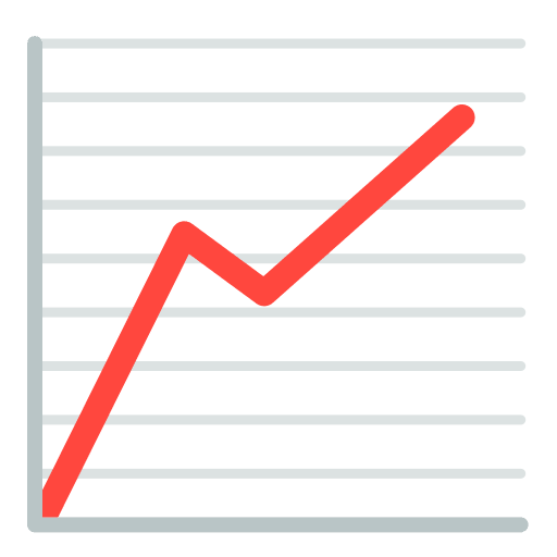 Upward Trend Chart Free Open-Source SVG Icon (Firefox OS Emoji)