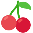 Cherries Emoji Free Open-Source SVG Icon