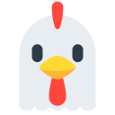 Chicken Emoji Free Open-Source SVG Icon