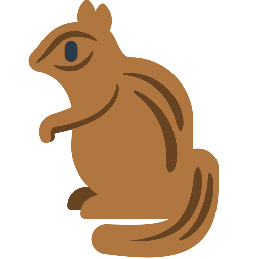 Chipmunk Emoji Free Open-Source SVG Icon (Firefox OS Emoji)