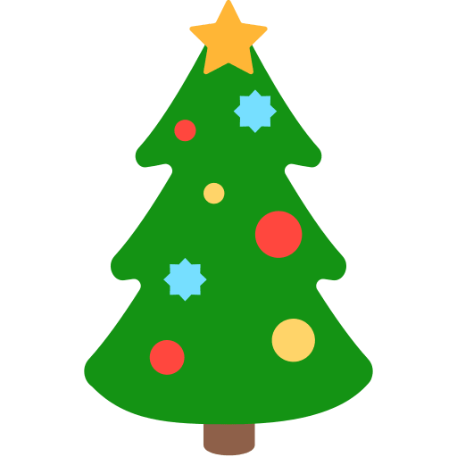 Christmas Tree Free Open-Source SVG Icon (Firefox OS Emoji)