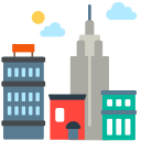 Cityscape Skyline Free Open-Source SVG Icon