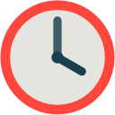 4 O'Clock Clock (Firefox OS Emoji) Free Open-Source SVG Icon