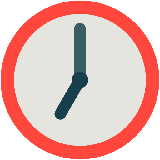 7 O'Clock Clock Free Open-Source SVG Icon (Firefox OS Emoji)