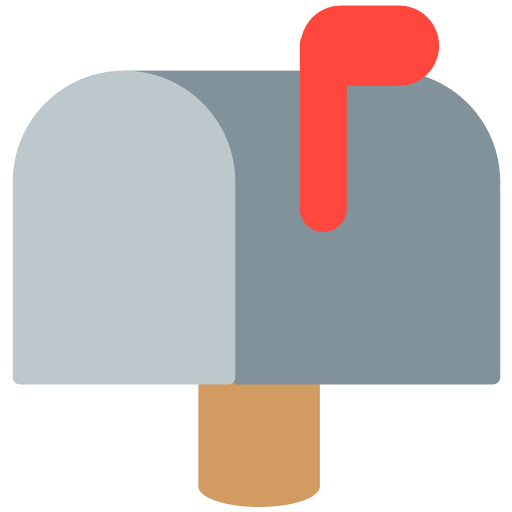 Closed Raised Mailbox Free Open-Source SVG Icon (Firefox OS Emoji)