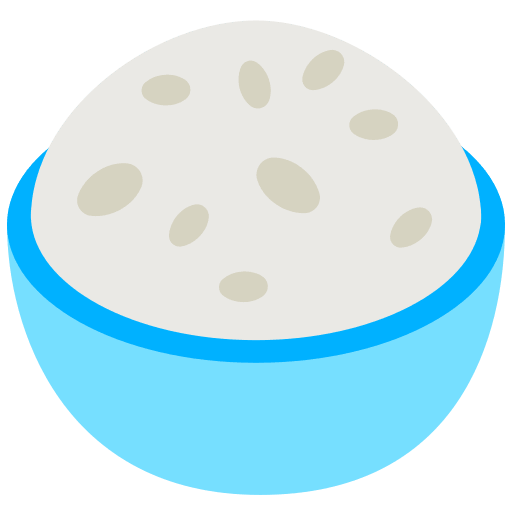 Cooked Rice Emoji Free Open-Source SVG Icon (Firefox OS Emoji)