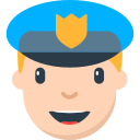 Police Officer (Firefox OS Emoji) Free Open-Source SVG Icon