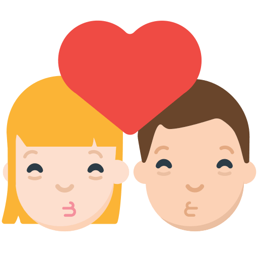 Couple Kissing Emoji Free Open-Source SVG Icon (Firefox OS Emoji)