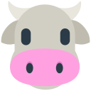 Cow Face Emoji Free Open-Source SVG Icon