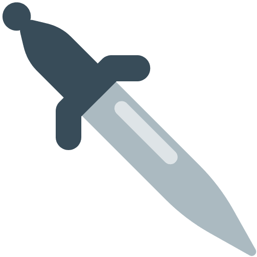 Dagger Knife Free Open-Source SVG Icon (Firefox OS Emoji)