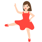 Dancer Emoji Free Open-Source SVG Icon