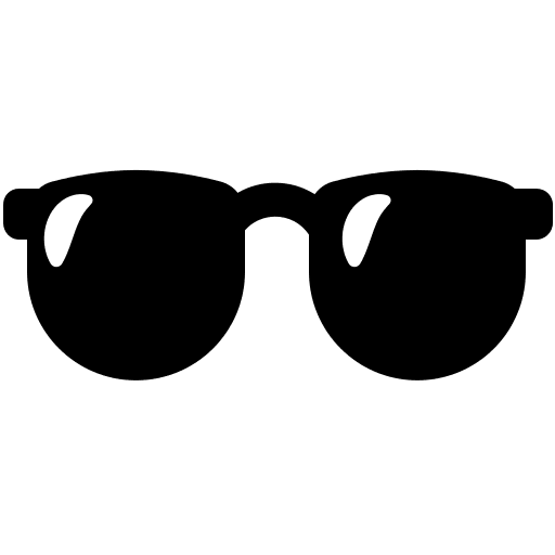 Dark Sunglasses (Firefox OS Emoji) Free Open-Source SVG Icon (Firefox OS Emoji)