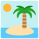 Desert Island Free Open-Source SVG Icon