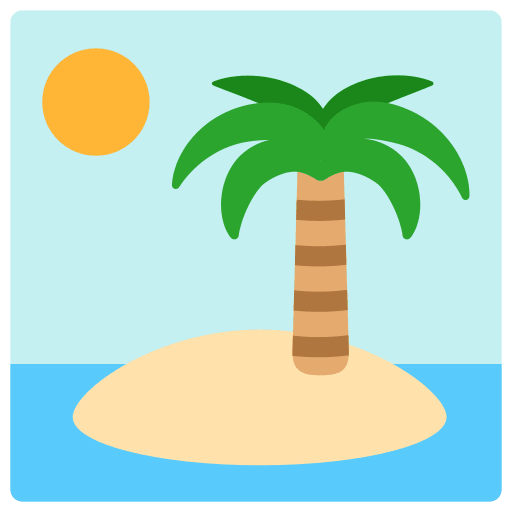 Desert Island Free Open-Source SVG Icon (Firefox OS Emoji)