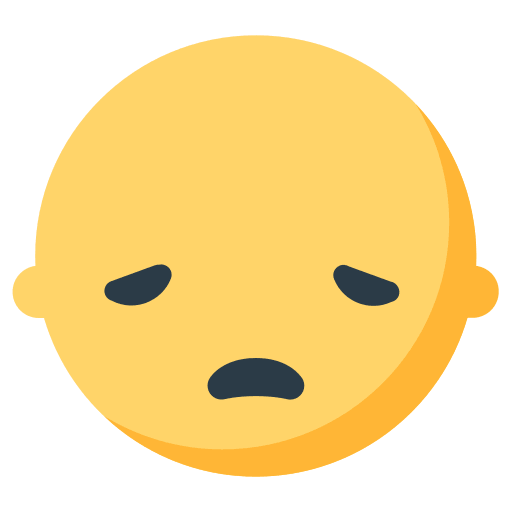 Disappointed Emoji Free Open-Source SVG Icon (Firefox OS Emoji)