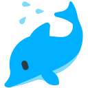 Dolphin Emoji Free Open-Source SVG Icon