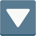 Down Pointing Small Red Triangle Free Open-Source SVG Icon