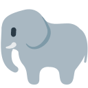 Elephant Emoji Free Open-Source SVG Icon