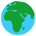 Europe Africa Globe Free Open-Source SVG Icon