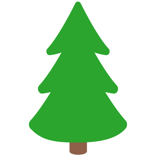 Evergreen Tree Free Open-Source SVG Icon (Firefox OS Emoji)