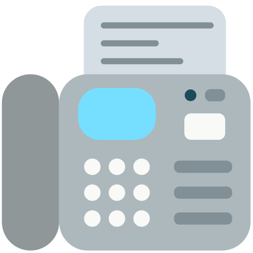 Fax Machine Free Open-Source SVG Icon (Firefox OS Emoji)